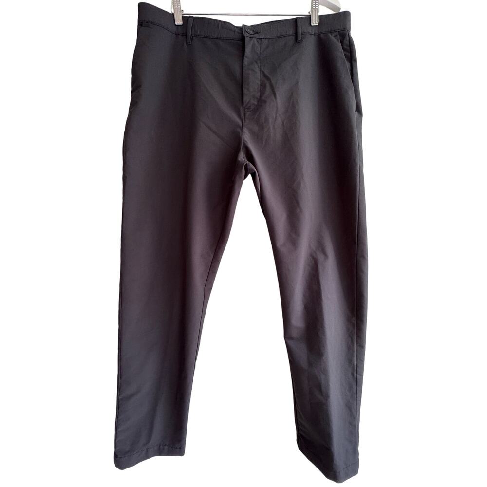 Banana Republic | 38x30 | Men's Caviar Black Tech Pants EUC
